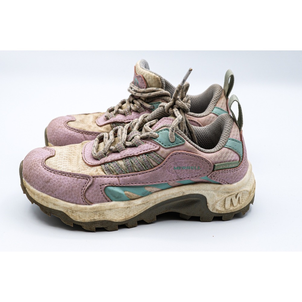 Merrell Kids Stowe Low Hiking Sneakers Pink Teal MF25A05 Size 12M